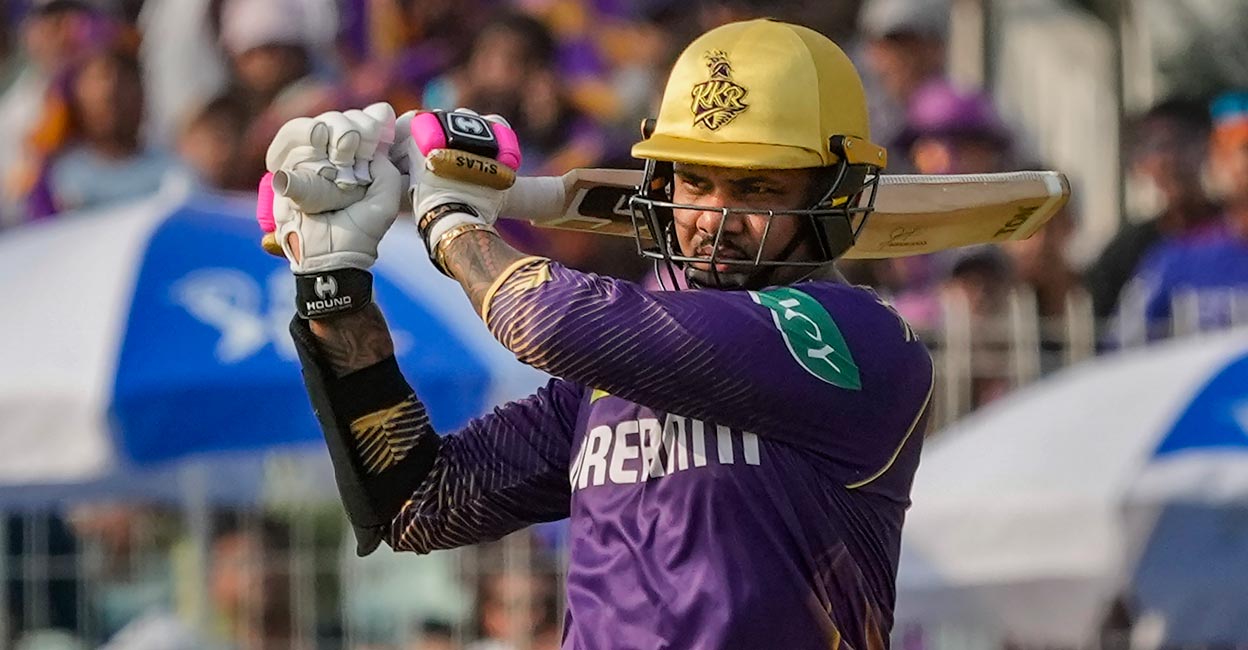 Sunil Narine has been in red-hot form for KKR in IPL 2024. File photo: PTI/Swapan Mahapatra