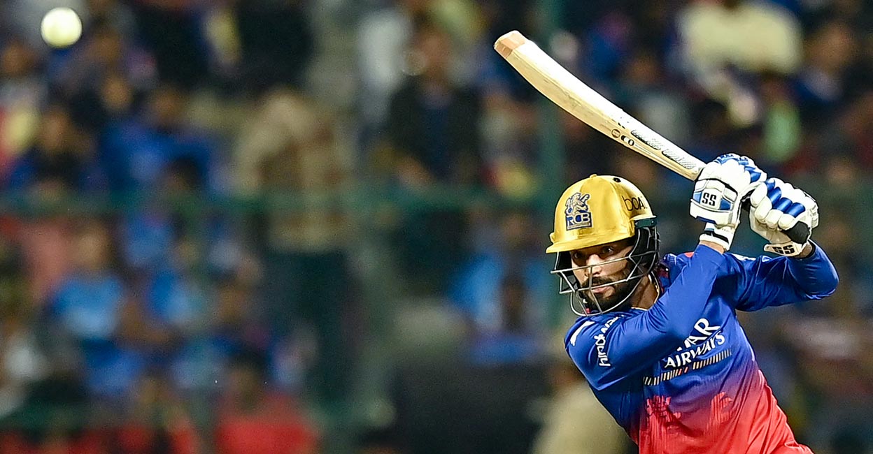 Rajat Patidar Rajat Patidar in action. Photo: AFP/Idrees Mohammed