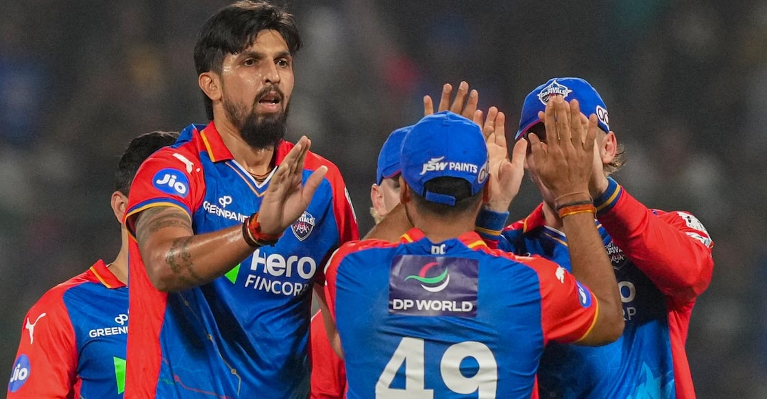 Ishant Sharma was the pick of the DC bowlers. Photo: PTI/Kamal Kishore