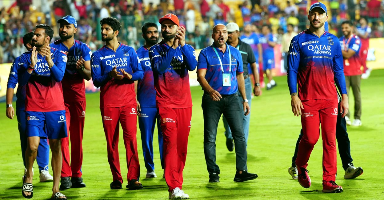 RCB RCB continued their stunning turnaround. Photo: PTI/Shailendra Bhojak