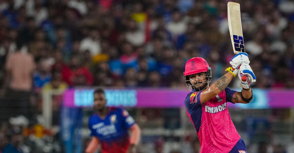 Riyan Parag Riyan Parag produced a timely knock. Photo: PTI/Kunal Patil