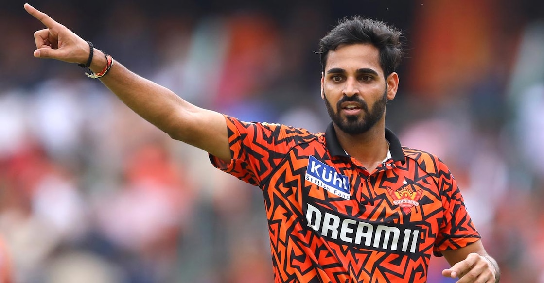 Bhuvneshar Kumar will have a big role to play with the new ball. File photo: IANS/Suresh Kumar 