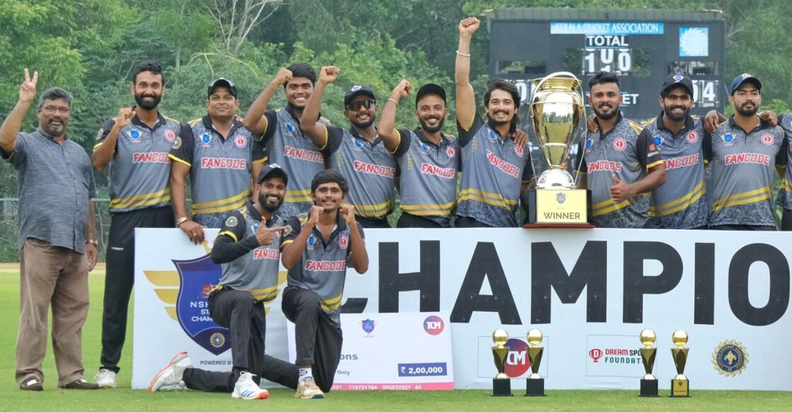 The victorious Thiruvananthapuram team members and support staff. Photo: Special Arrangement