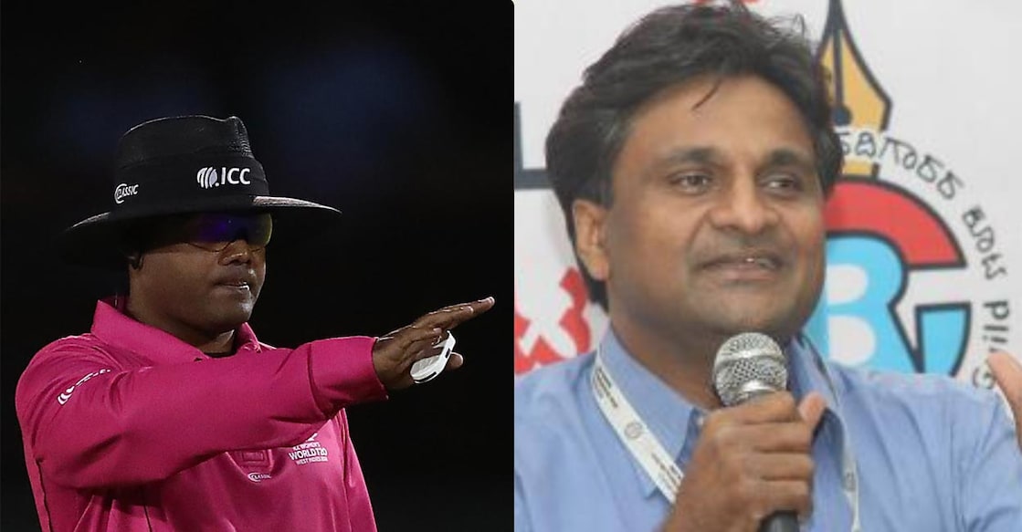Ntini Menon and Javagal Srinath. File photos: IANS