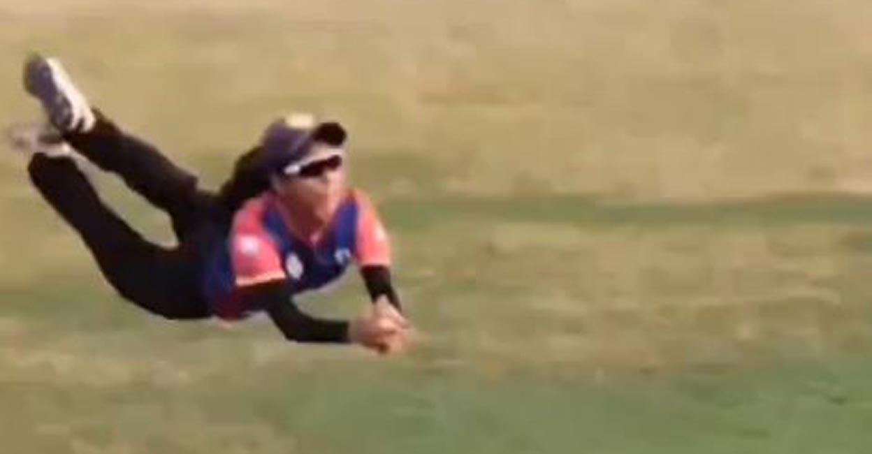 Kerala cricketer Aleena Surendran’s diving catch goes viral | Video