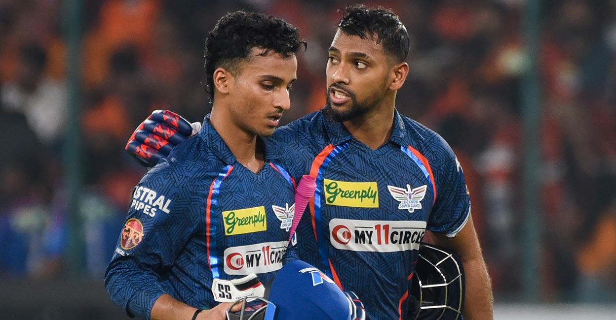 Badoni and Pooran Ayush Badoni and Nicholas Pooran lifted LSG to 165/4. Photo: PTI