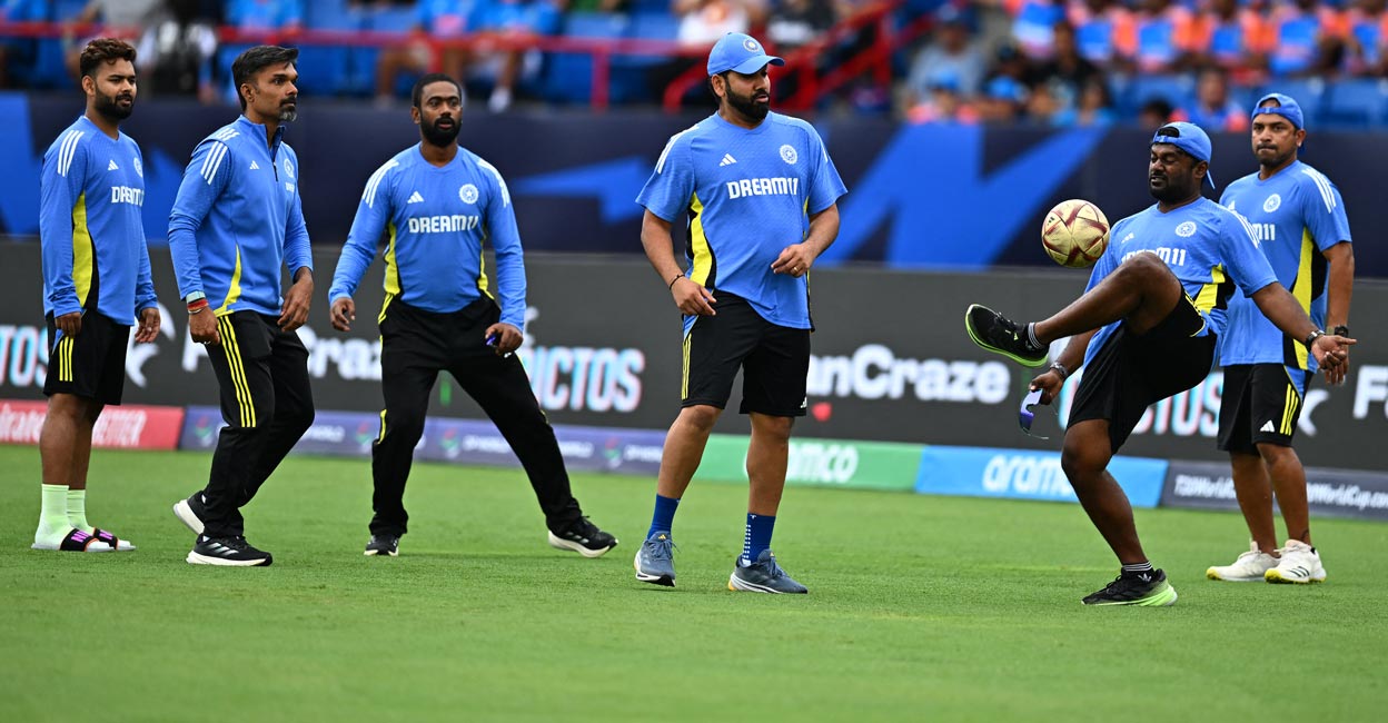India begin their Super Eight campaign against Afghanistan on Thursday. File photo: AFP/Chandran Khanna