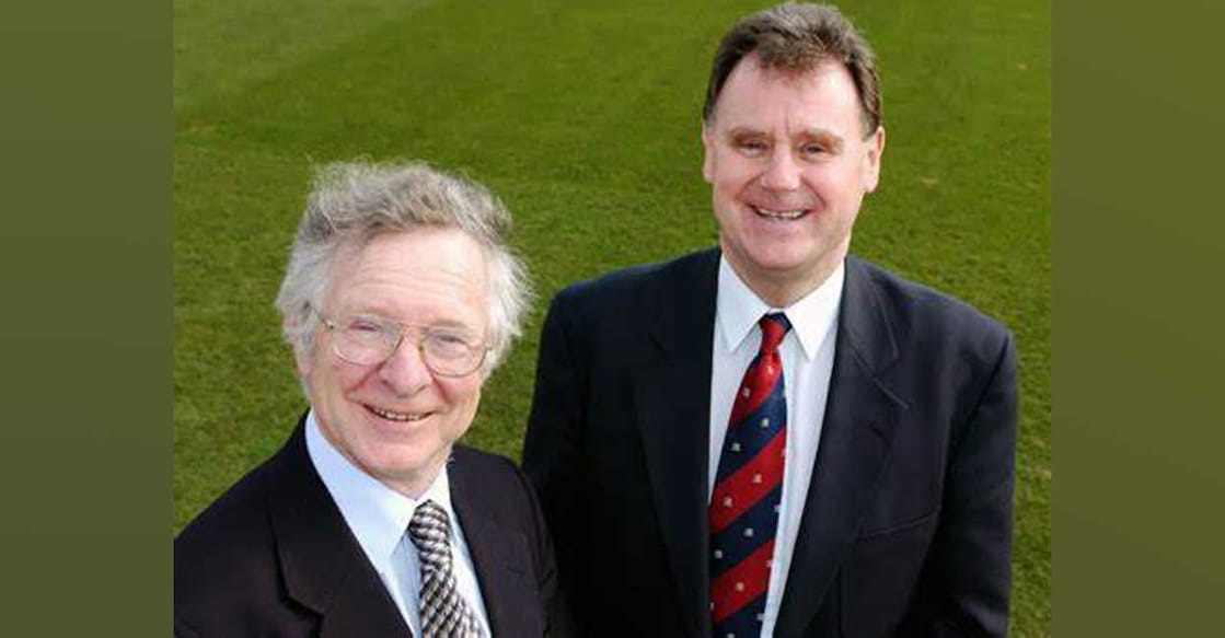 Frank Duckworth (left) and Tony Lewis. File photo via IANS