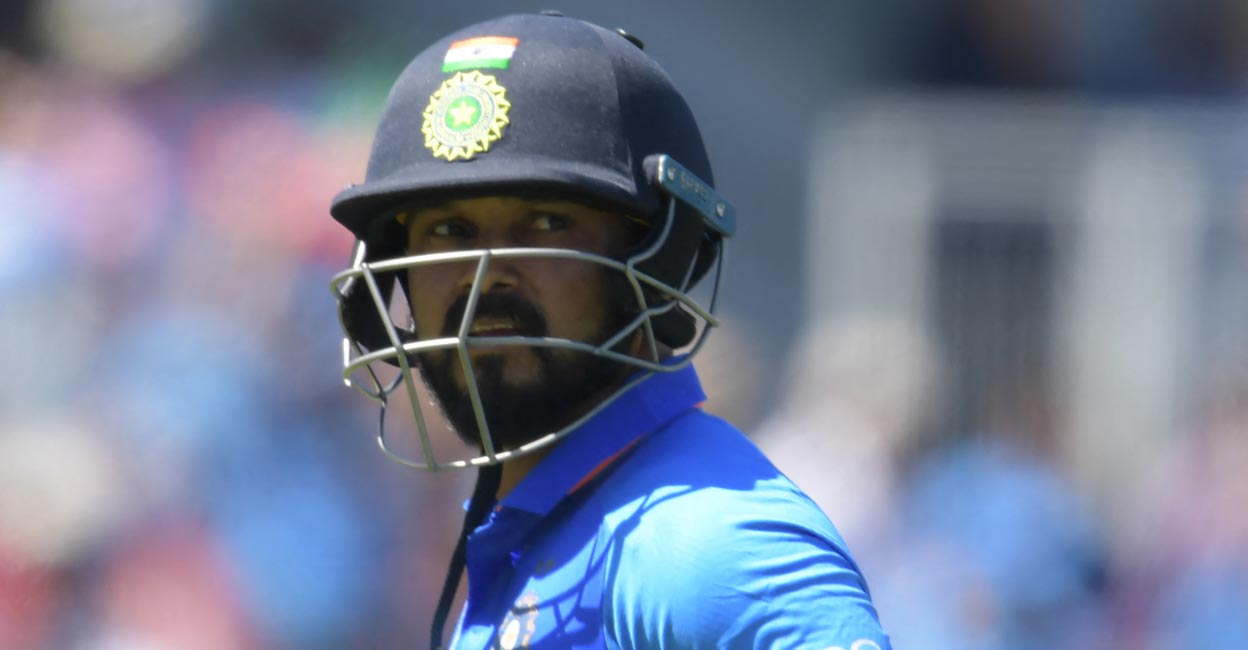 Kedar Jadhav Kedar Jadhav last played for India in 2020. File photo: AFP/Dibyangshu Sarkar