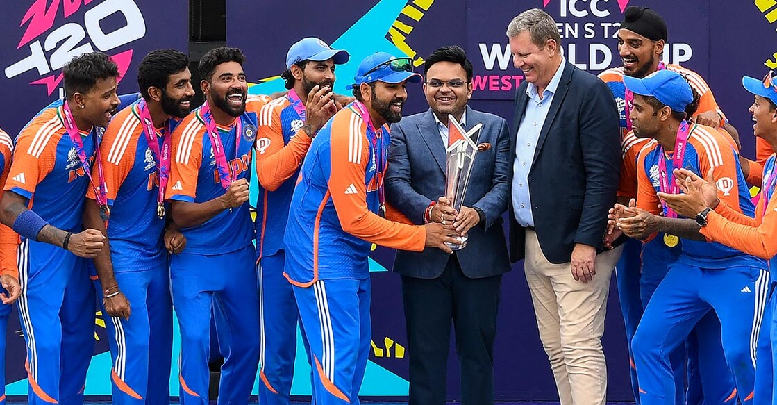 Rohit Sharma led India to glory and ended the long wait. Photo: AFP