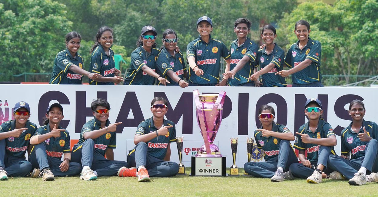 Champs The victorious KCA Amber team members. Photo: Special Arrangement