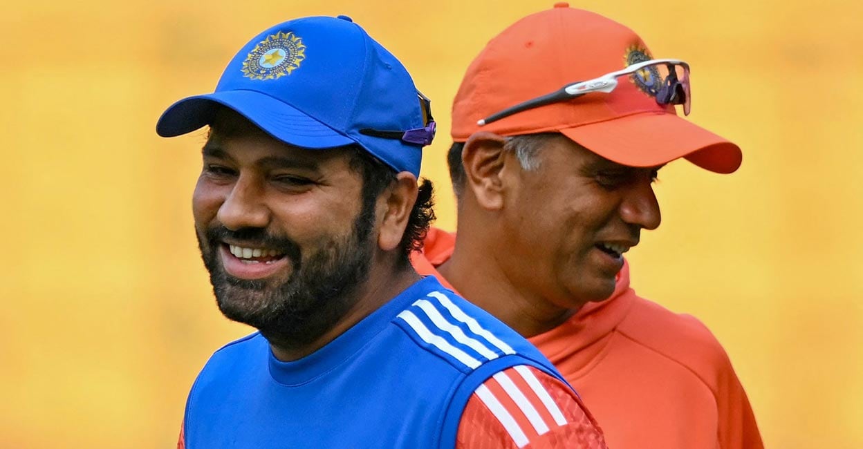 Rohit & Dravid The T20 World Cup triumph will be the high point of Rohit-Dravid combination. File photo: AFP/R Satish Babu