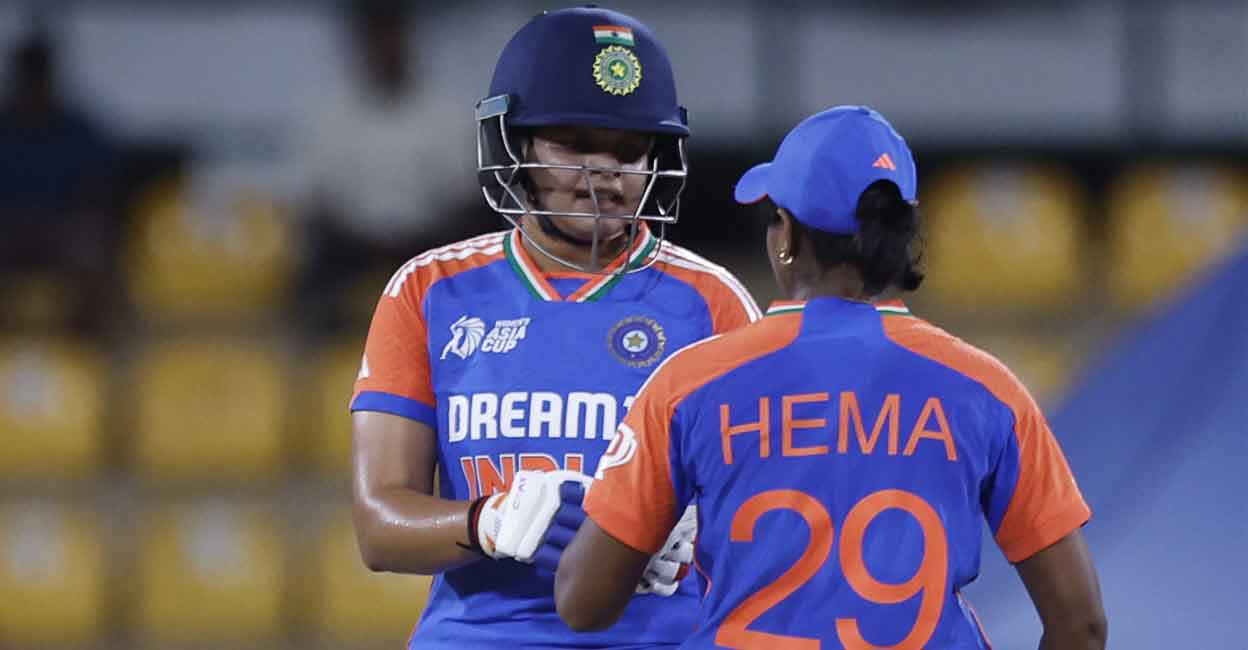 India's Shafali Verma and Dayalan Hemalatha held a 122-run parternship for the opening wicket against Nepal in the Women's Asia Cup in Dambulla on July 23, 2024. Photo: X/@BCCIWomen