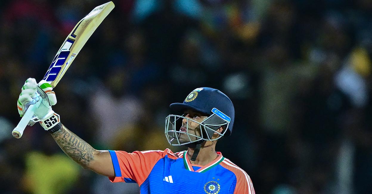 First T20I: Surya on fire as India make 213/7 against Lanka