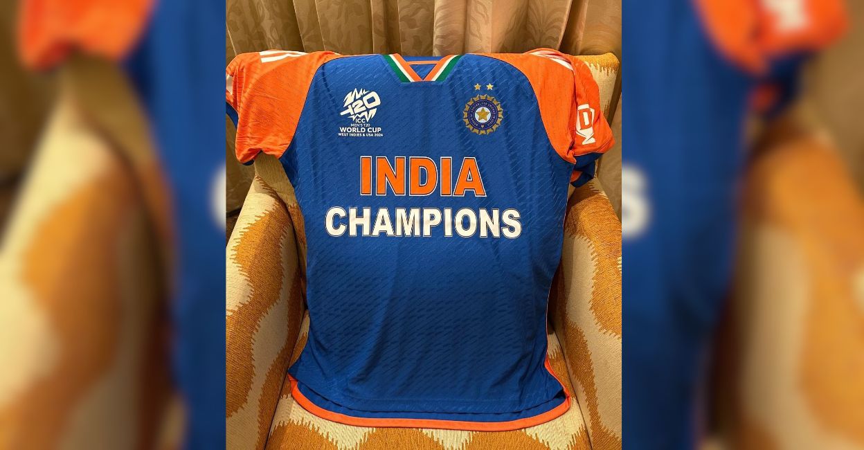 Sanju Samson unveils Team India's special felicitation jersey | T20 ...