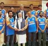 Indian team meets PM Modi over breakfast to celebrate T20 World Cup triumph