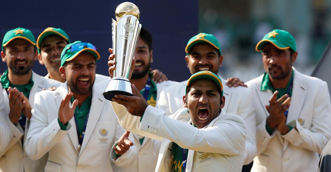 Pakistan won the last edition of the Champions Trophy in 2017. File photo: Action Images/Paul Childs  via Reuters