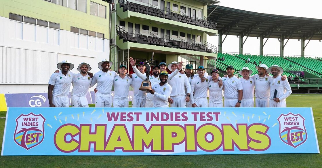 South Africa kept up their long-standing dominance over the West Indies. Photo: AFP/Randy Brooks