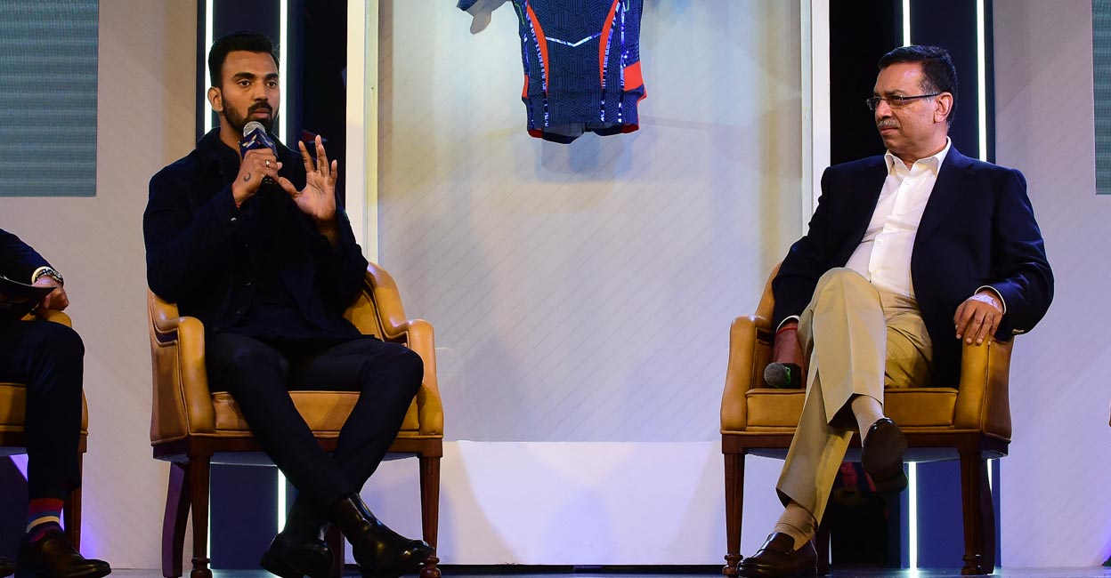 K L Rahul met Sanjiv Goenka in Kolkata on Monday. File photo: AFP/ Sam Panthaky 