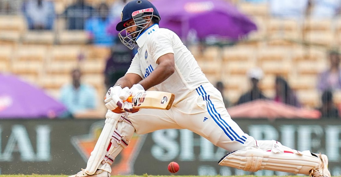 Pant Pant scored a century in the first Test against Bangladesh. File photo: PTI/R Senthilkumar
