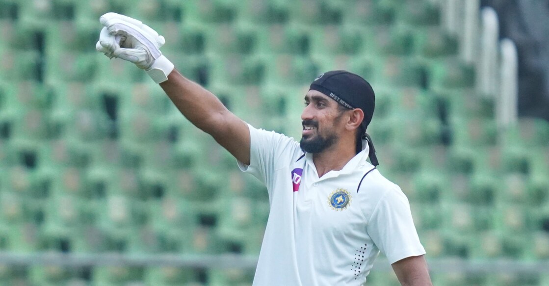 Kerala's Salman Nizar in the Ranji Trophy. Photo: KCA