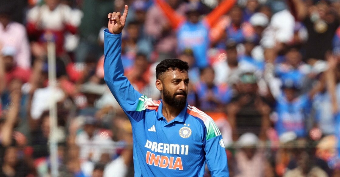 Varun Chakravarthy. Photo: Reuters/Amit Dave