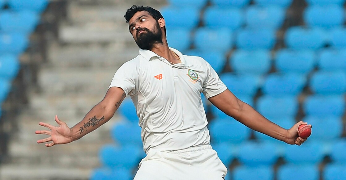 Aditya Sarwate in action. File photo: PTI