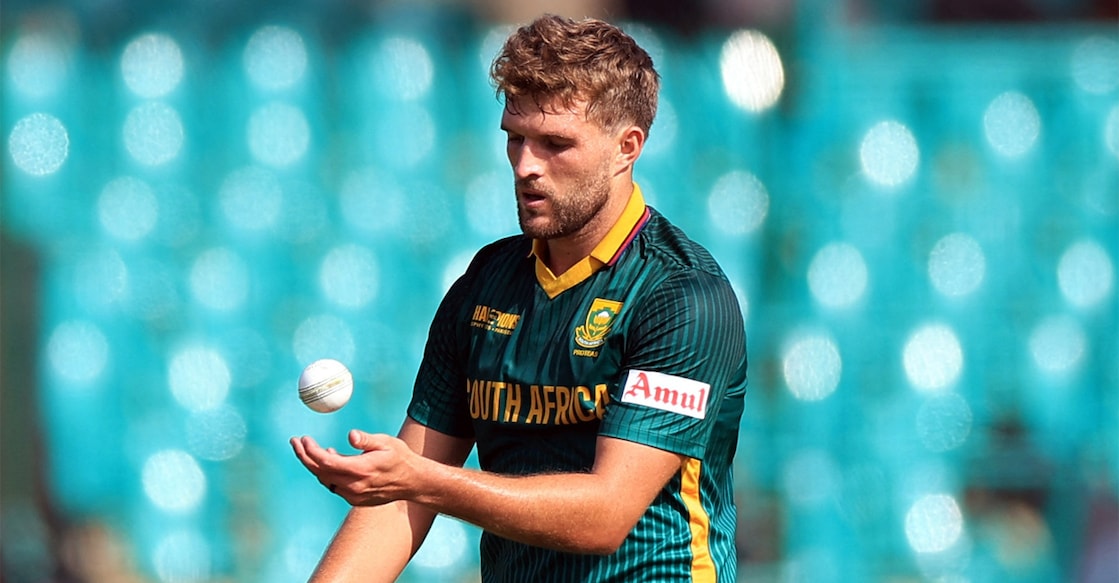 South Africa's Wiaan Mulder. Photo: Reuters/Akhtar Soomro