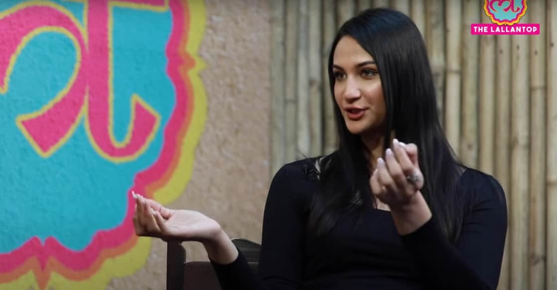 A screenshot of Anaya Bangar from her interview on ‘The Lallantop’.