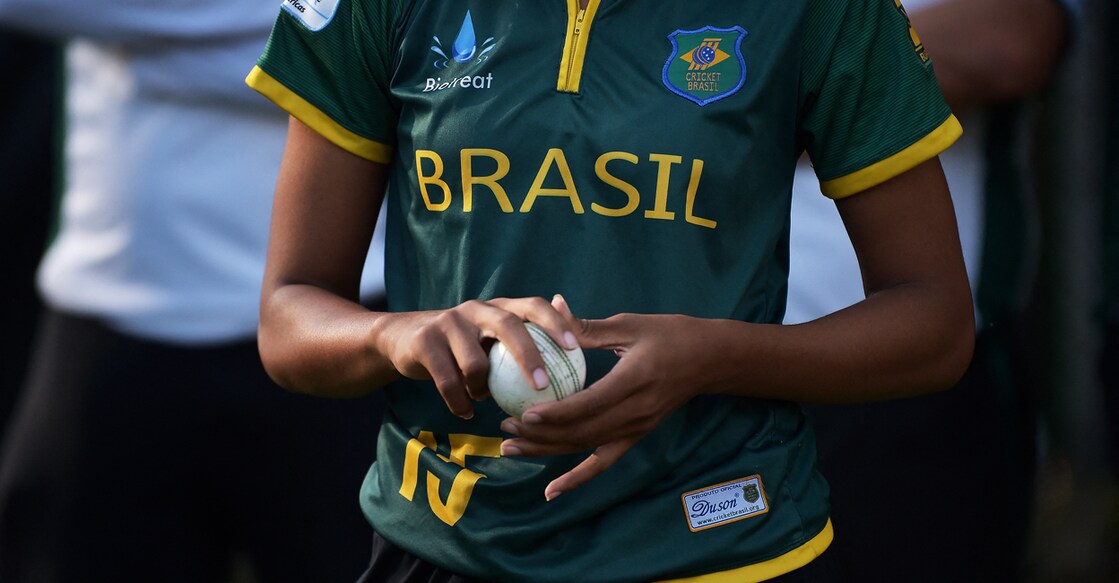 A representational photo from a training session of Cricket Brazil at a high performance centre in Poco de Caldas, Minas Gerais state, Brazil taken on May 24, 2022. File photo: AFP/ Carl de Souza