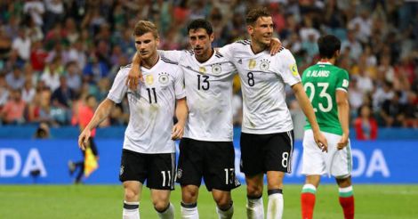 Goretka double helps Germany reach Confederations Cup final