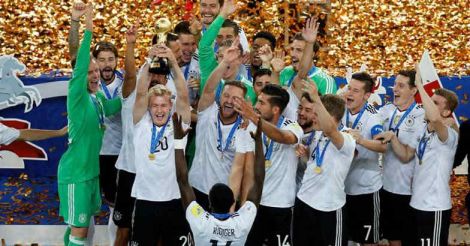 Germany survive Chile onslaught to win Confederations Cup