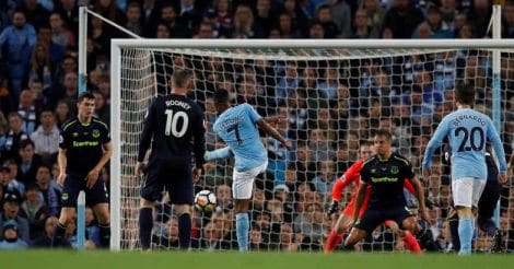 Sterling stunner for Man City cancels out Rooney opener