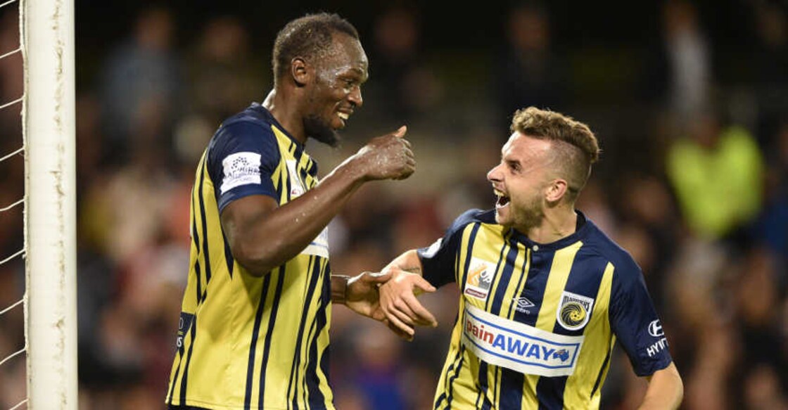 Bolt scores a brace in first start for Central Coast Mariners