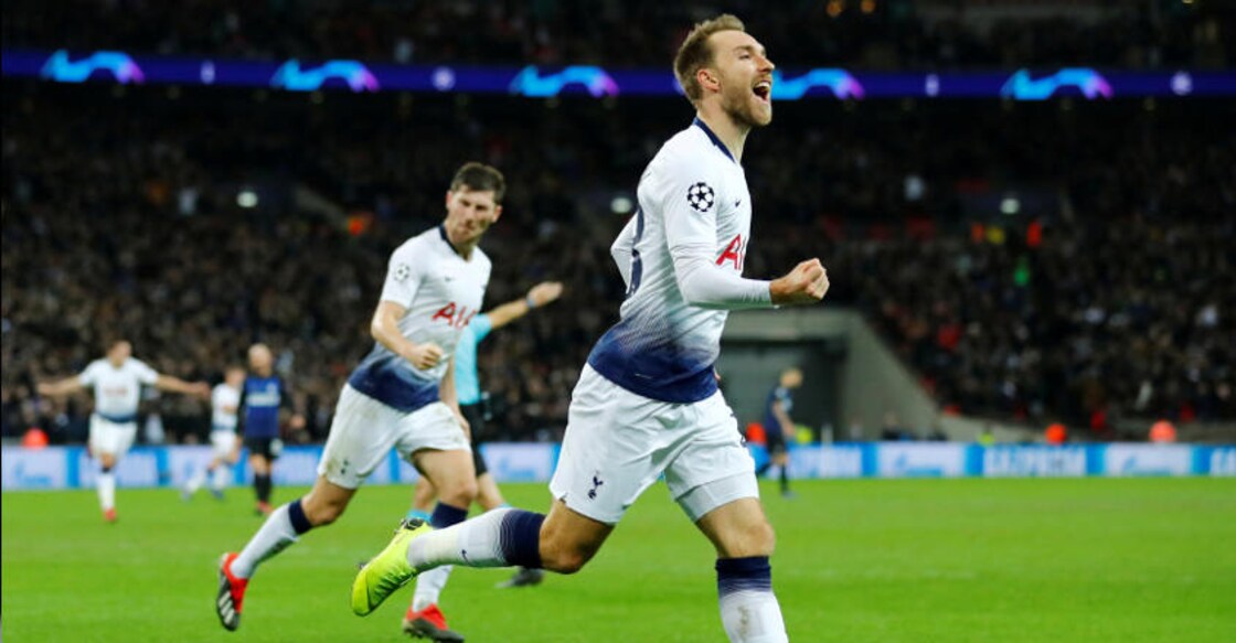 Eriksen's late strike helps Tottenham beat Inter Milan