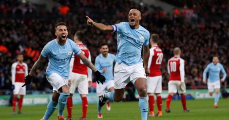 Manchester City thrash Arsenal to win League Cup final