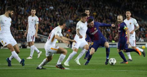 Barcelona thrash Roma 4-1
