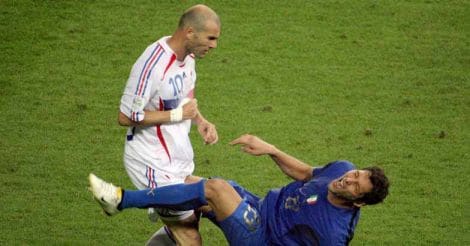 Zidane's headbutt on Materazzi