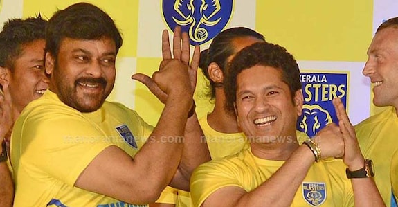 Chiranjeevi, Allu Aravind buy Sachin's stake in Blasters Chiranjeevi, Allu Aravind buy Sachin's stake in Blasters