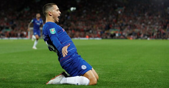 Magnificent Hazard ends Liverpool's 100 per cent start Magnificent Hazard ends Liverpool's 100 per cent start