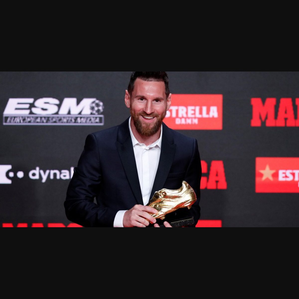 Barcelona s Messi receives record sixth European Golden Shoe