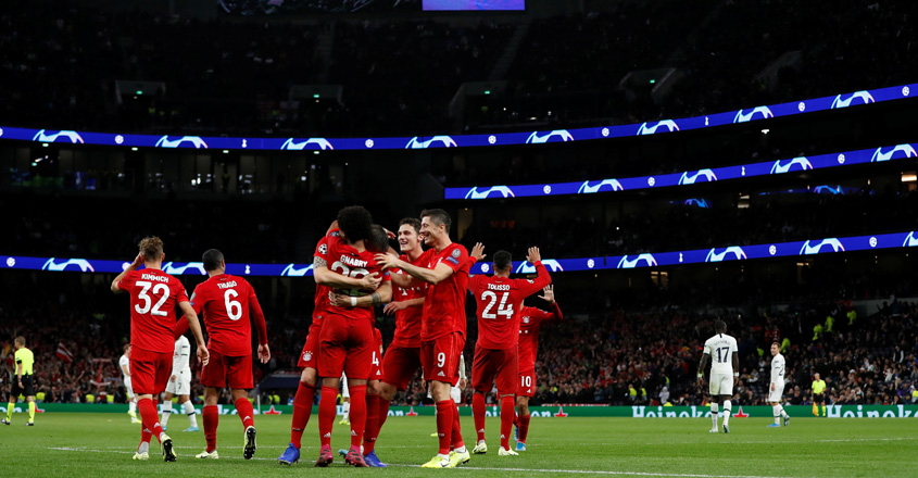 Gnabry hits four as Bayern trounce Tottenham 7-2