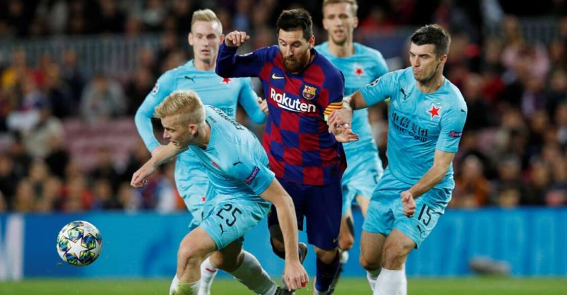 Camp Nou turns on toothless Barca after draw with Slavia
