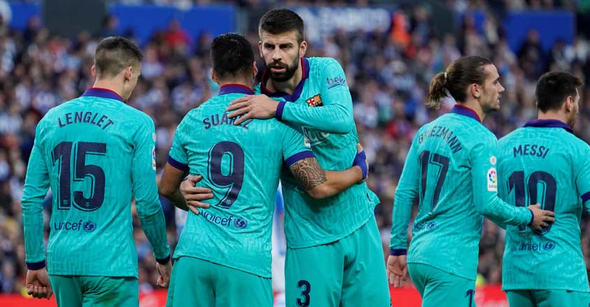Leaders Barca stumble to draw at Sociedad