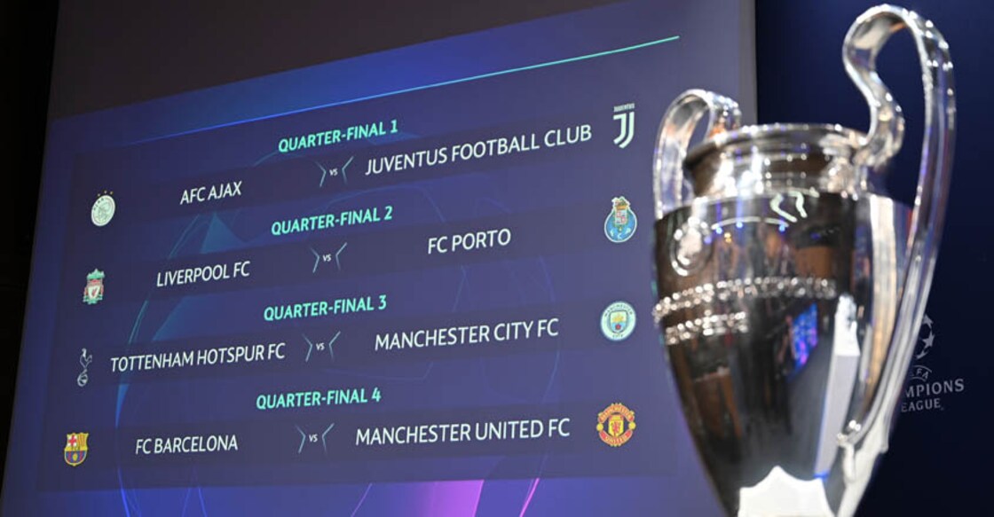 Here is the Champions League quarterfinals draw