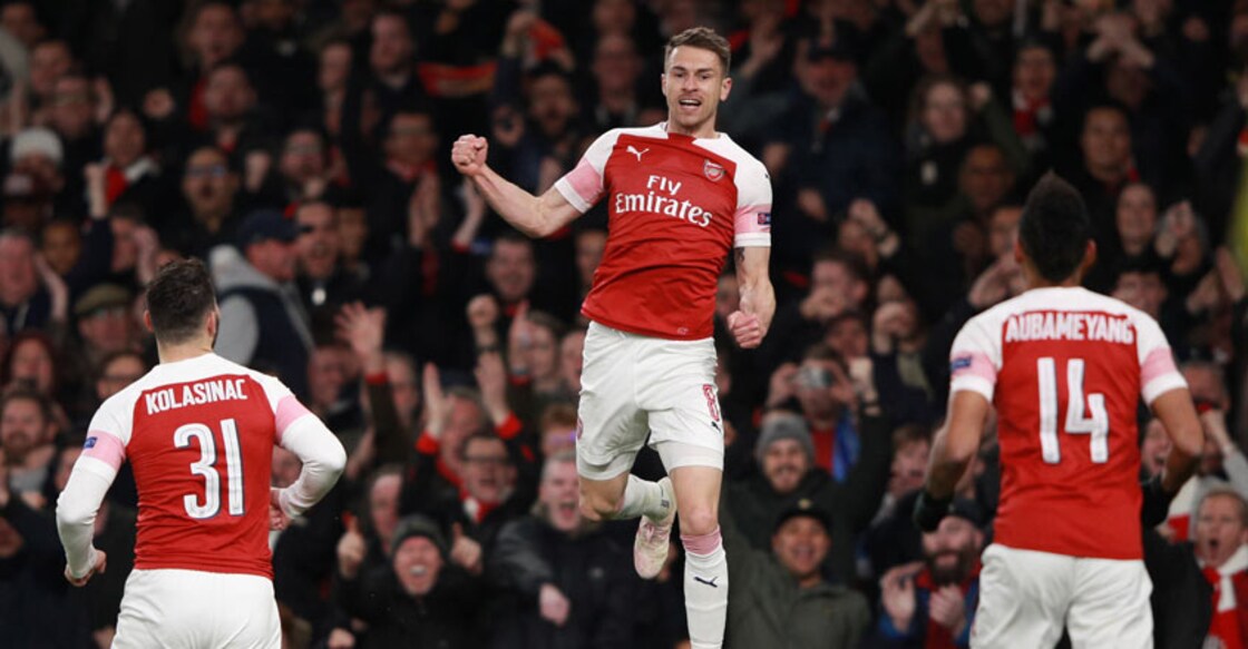 Arsenal take 2-0 advantage over Napoli in Europa League