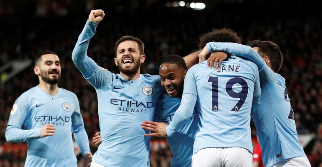 Manchester City take big step towards title with derby win at United
