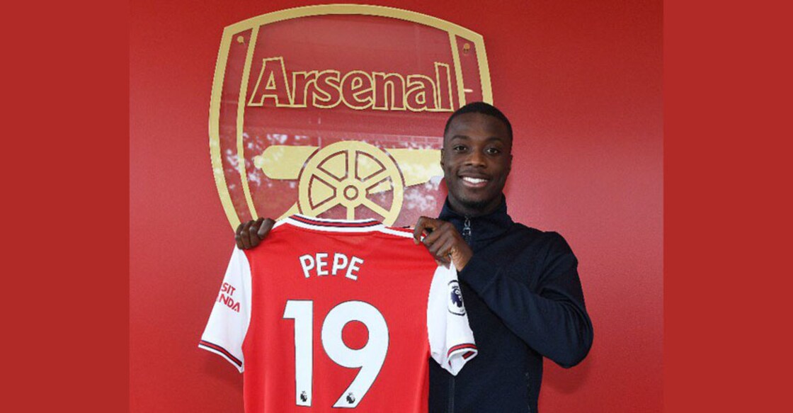Arsenal sign striker Nicolas Pepe in club record deal