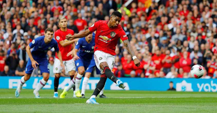 Rashford brace helps Man Unted thrash Chelsea Rashford brace helps Man Unted thrash Chelsea