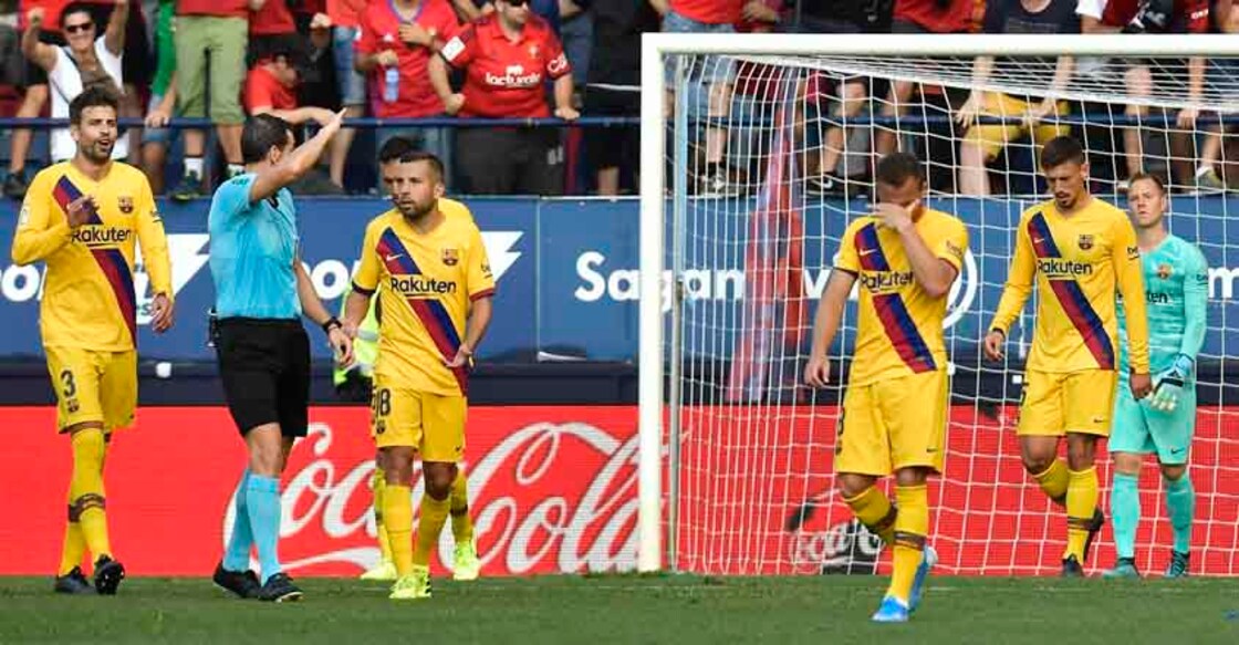 La Liga: Barcelona held to surprise draw at Osasuna